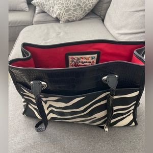 Brighton Zebra Tote Bag